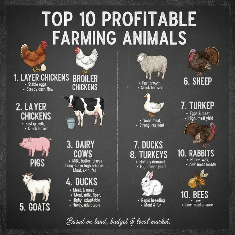 What animals can you make money off of